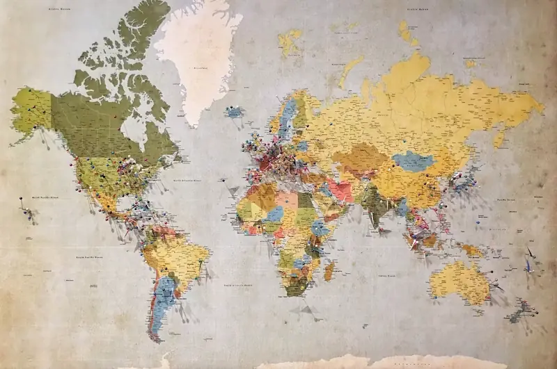 Map of Europe Central Europe dealer network