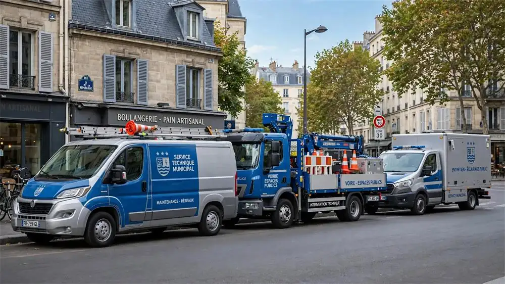 Municipal service fleet vehicles
