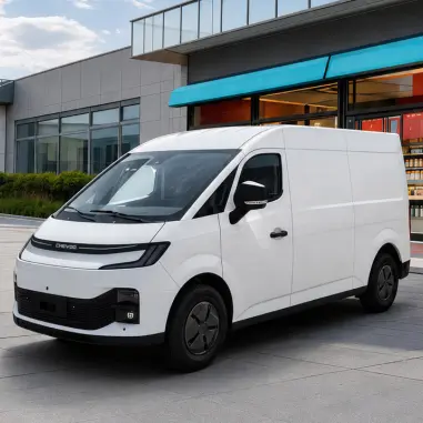 Last-mile delivery electric van icon